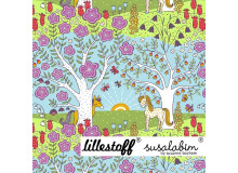 REST 97cm Bio Jersey Lillestoff - Sommerfreude